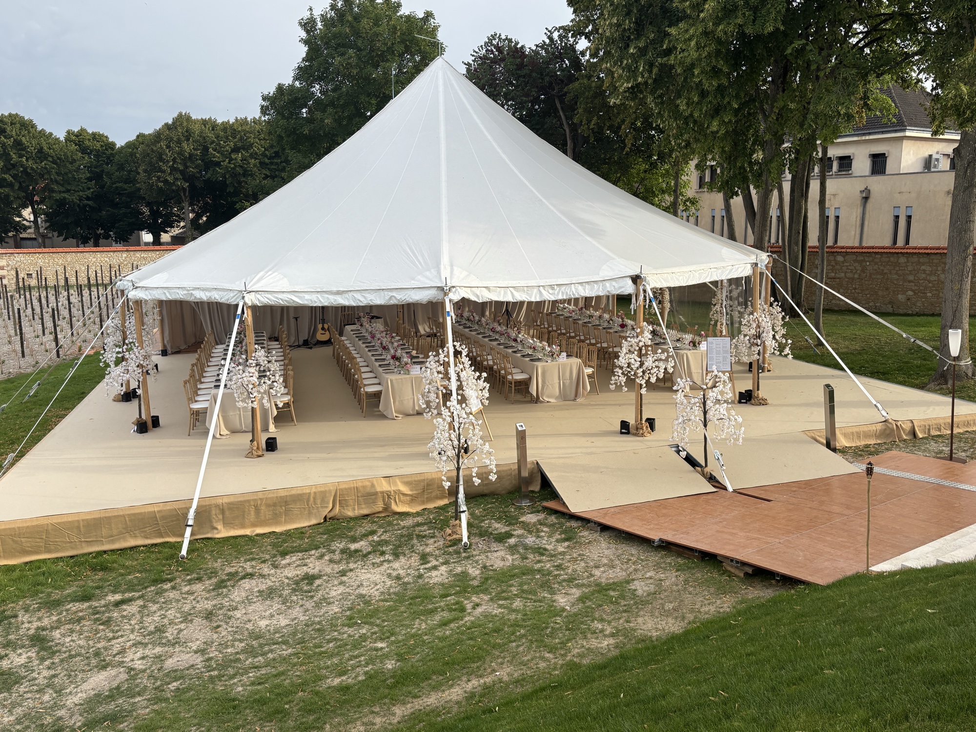 Inauguration Champagne Barons de Rothschild après
