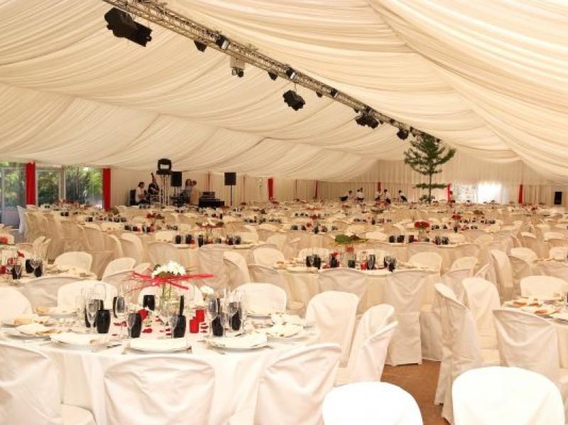 250 ans Champagne Lanson Dîner sous chapiteau 850 personnes